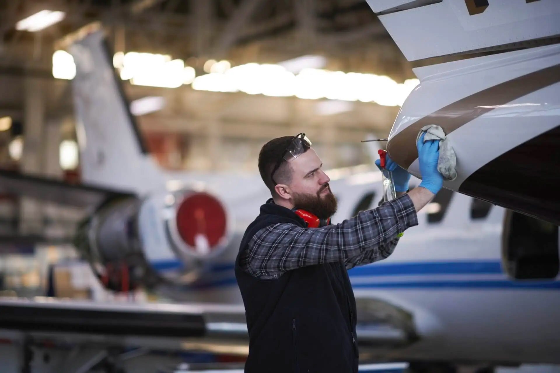 Nettoyage extérieur des avions